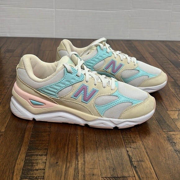 New Balance X90 athletic shoes sneakers cotton candy colors US 8 womens - Picture 4 of 16